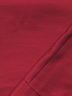Deep Red Bedsheet with 2 pillow covers:300 TC cotton