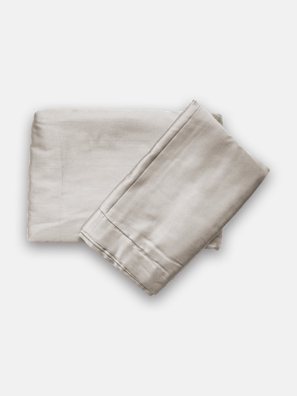Light Grey Bedsheet with 2 pillow covers: 300 TC cotton