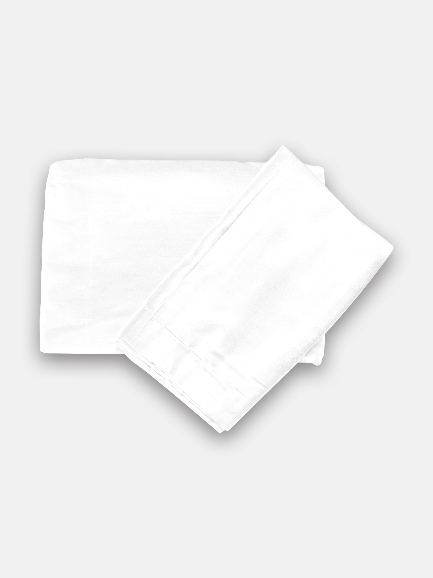 White Bedsheet with 2 pillow covers: 300 TC cotton
