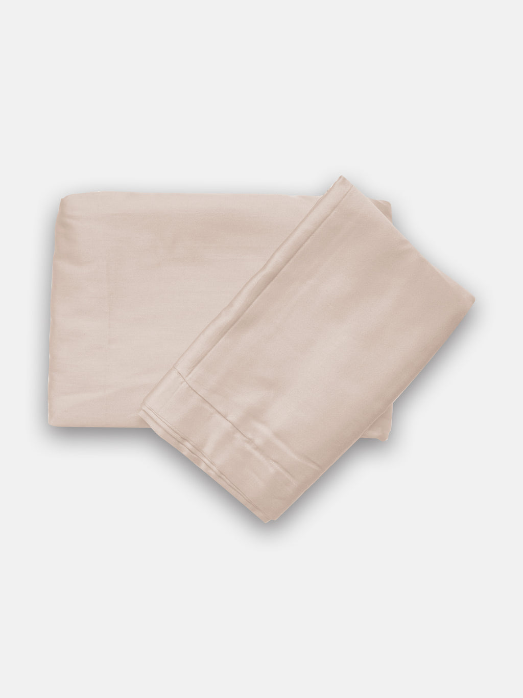 Light Beige Bedsheet with 2 pillow covers: 300 TC cotton