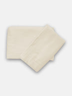Creme Bedsheet with 2 pillow covers: 300 TC cotton