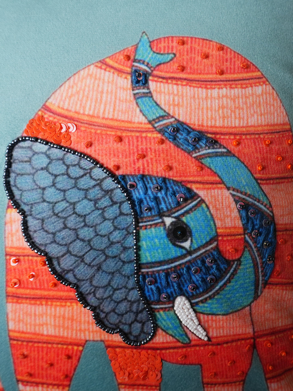Mera Angana Gond Hathi Cushion