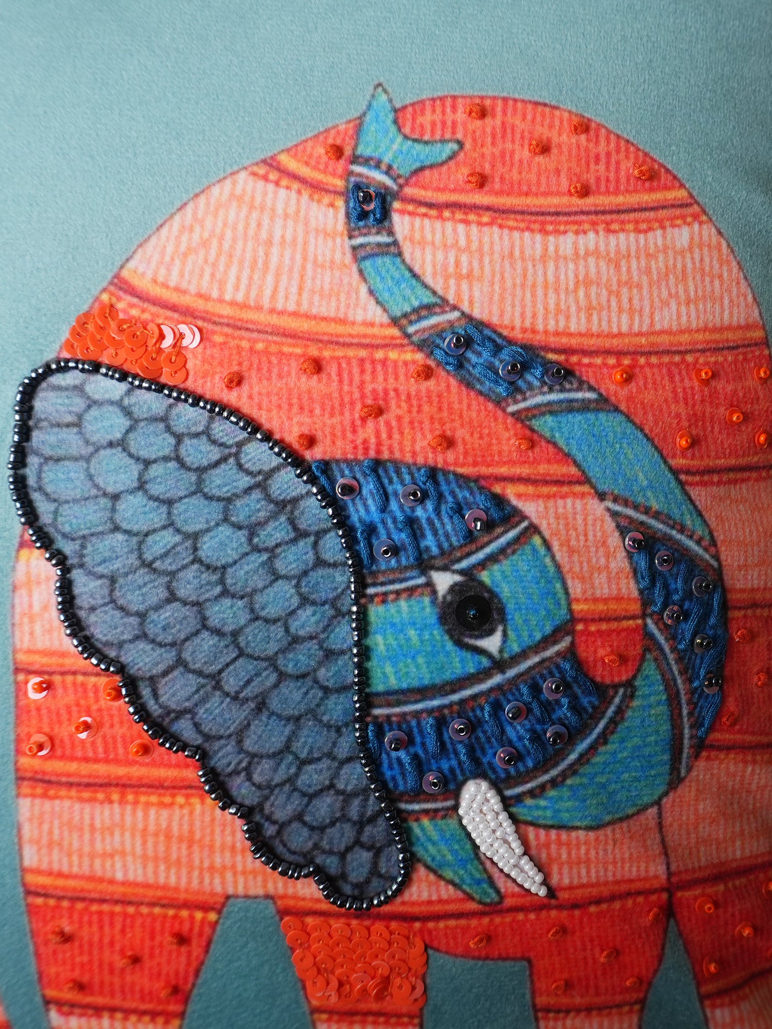 Mera Angana Gond Hathi Cushion