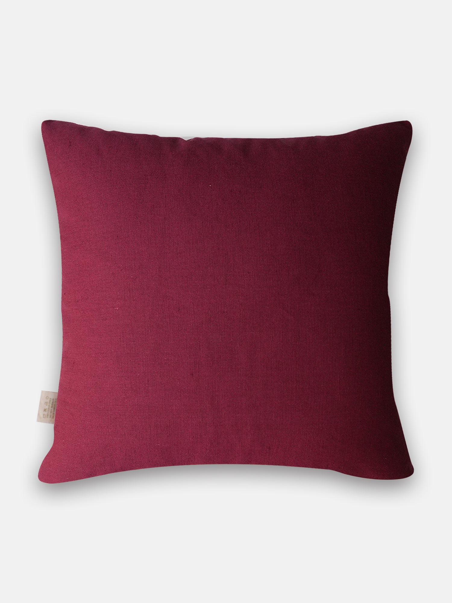 Embellished Garden Crimson Bloom Cushion