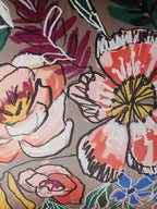 Embellished Garden Wildflower Meadow Cushion