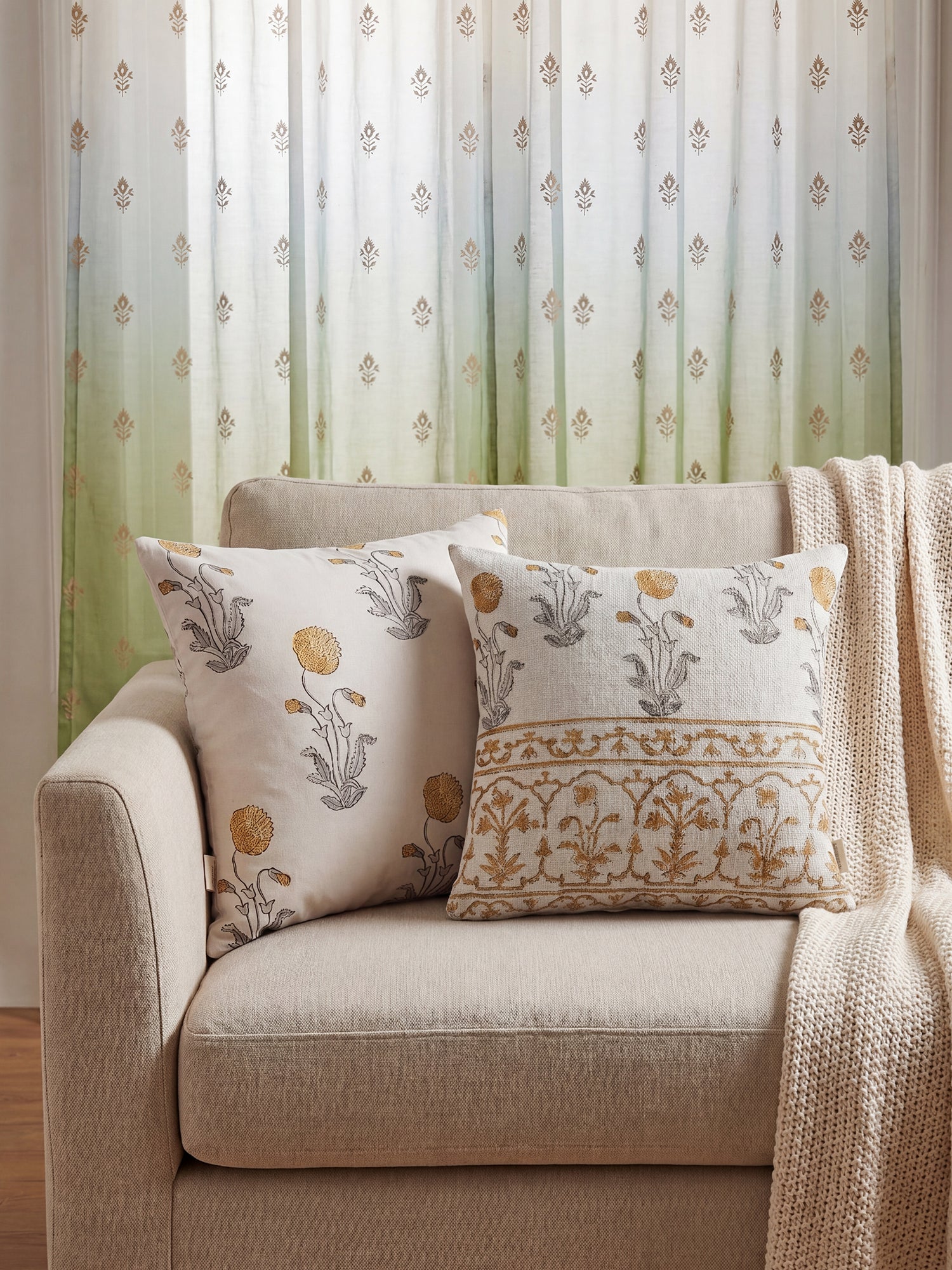 Marigold Jaal Cushion
