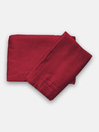 Deep Red Duvet Cover with 2 pillow covers:300 TC cotton