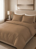 Beige Duvet Cover with 2 pillow covers:300 TC cotton
