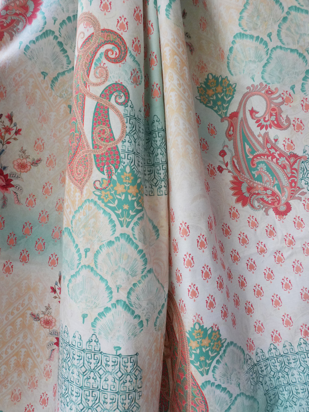 Jharokha Paisley Curtain Fabric