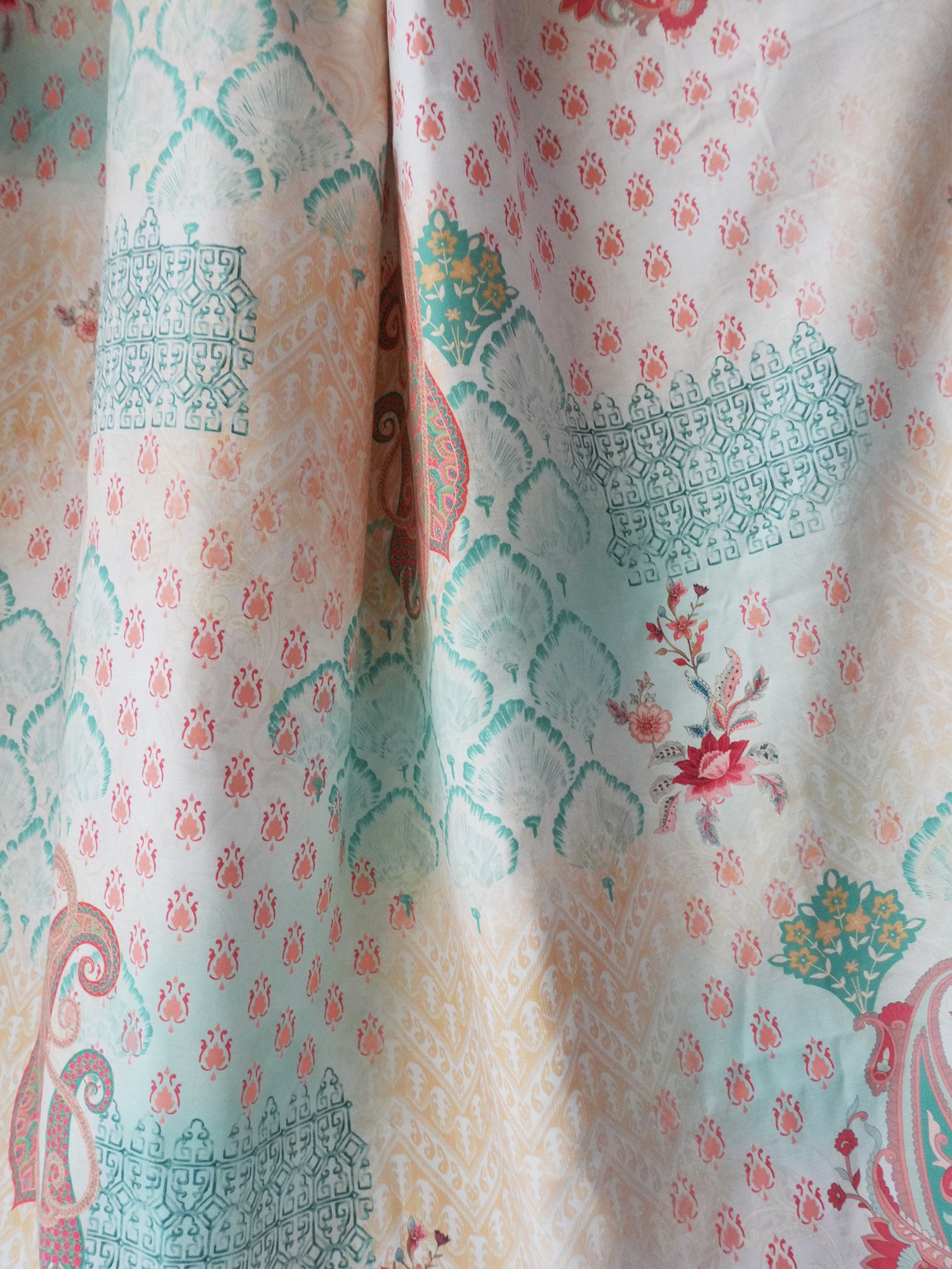 Jharokha Paisley Curtain Fabric