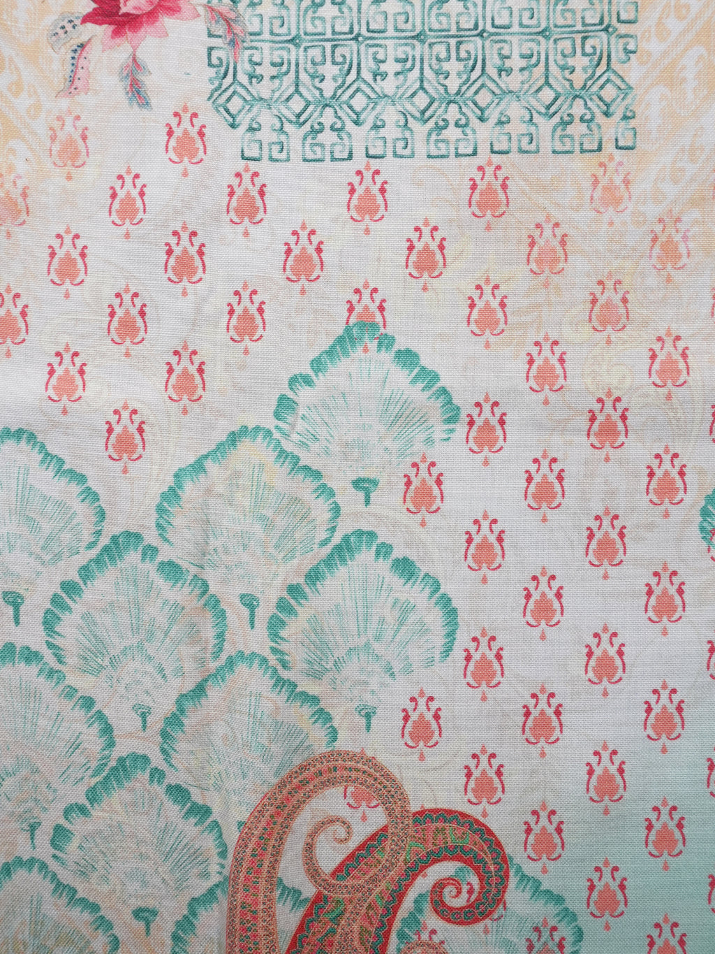 Jharokha Paisley Curtain Fabric