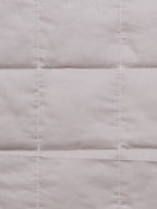 Classic Grid AC Quilt Set- Light Beige