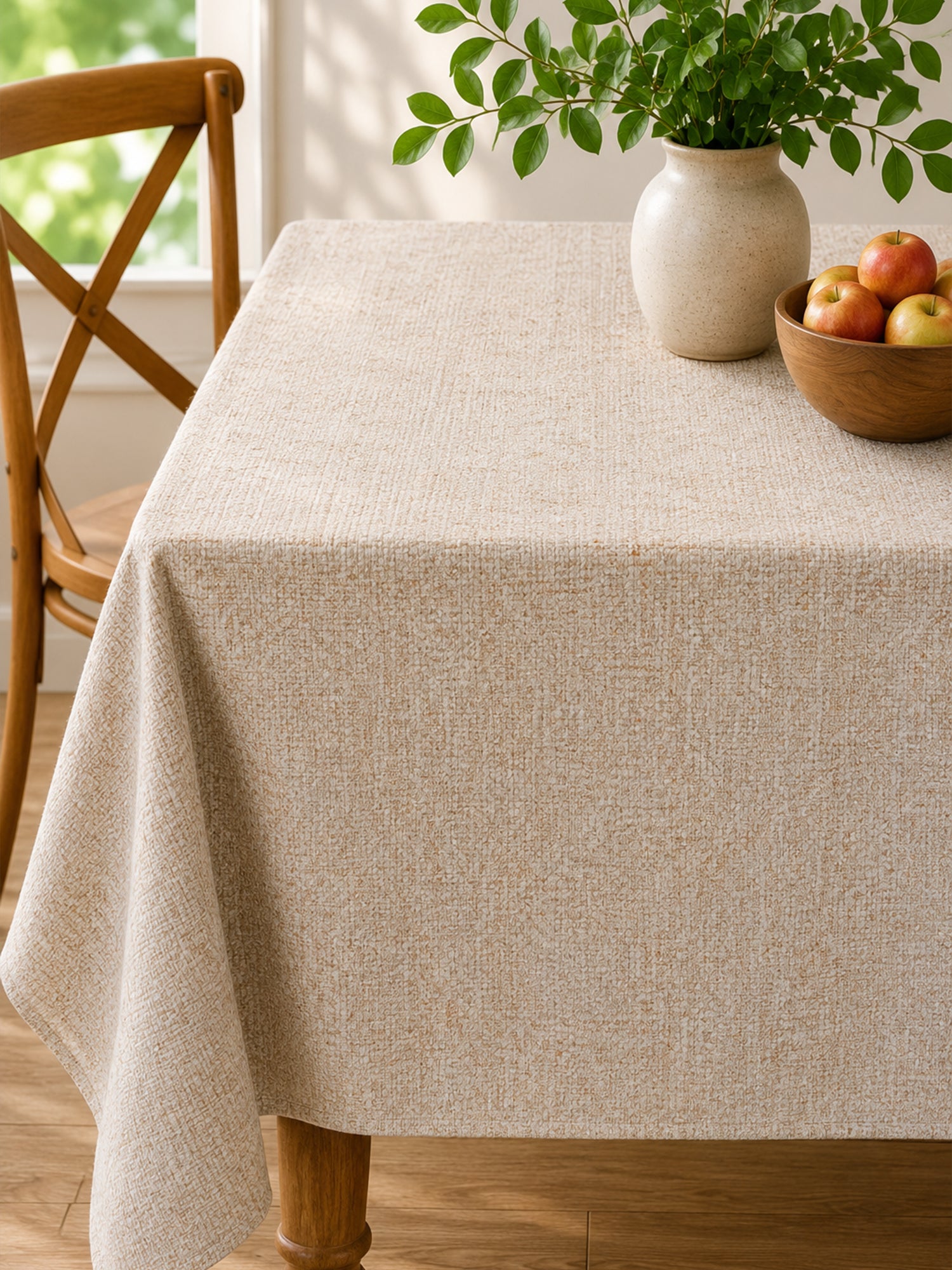 Sandstone Weave Table Cover