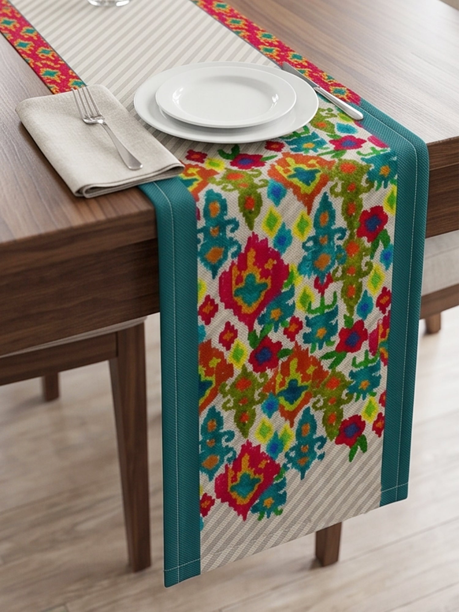 Mera Angana Ikat Table Runner