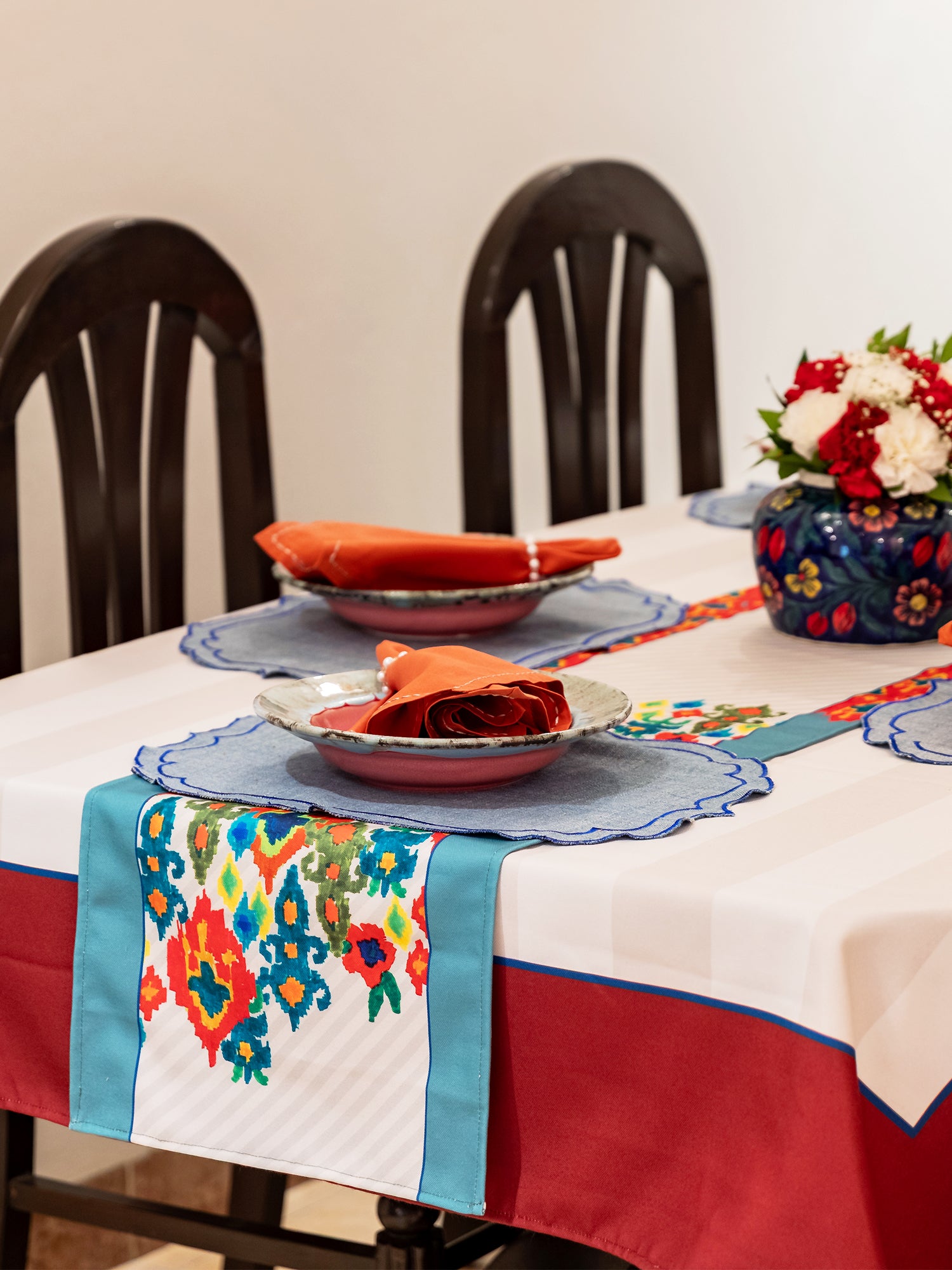Mera Angana Ikat Table Runner