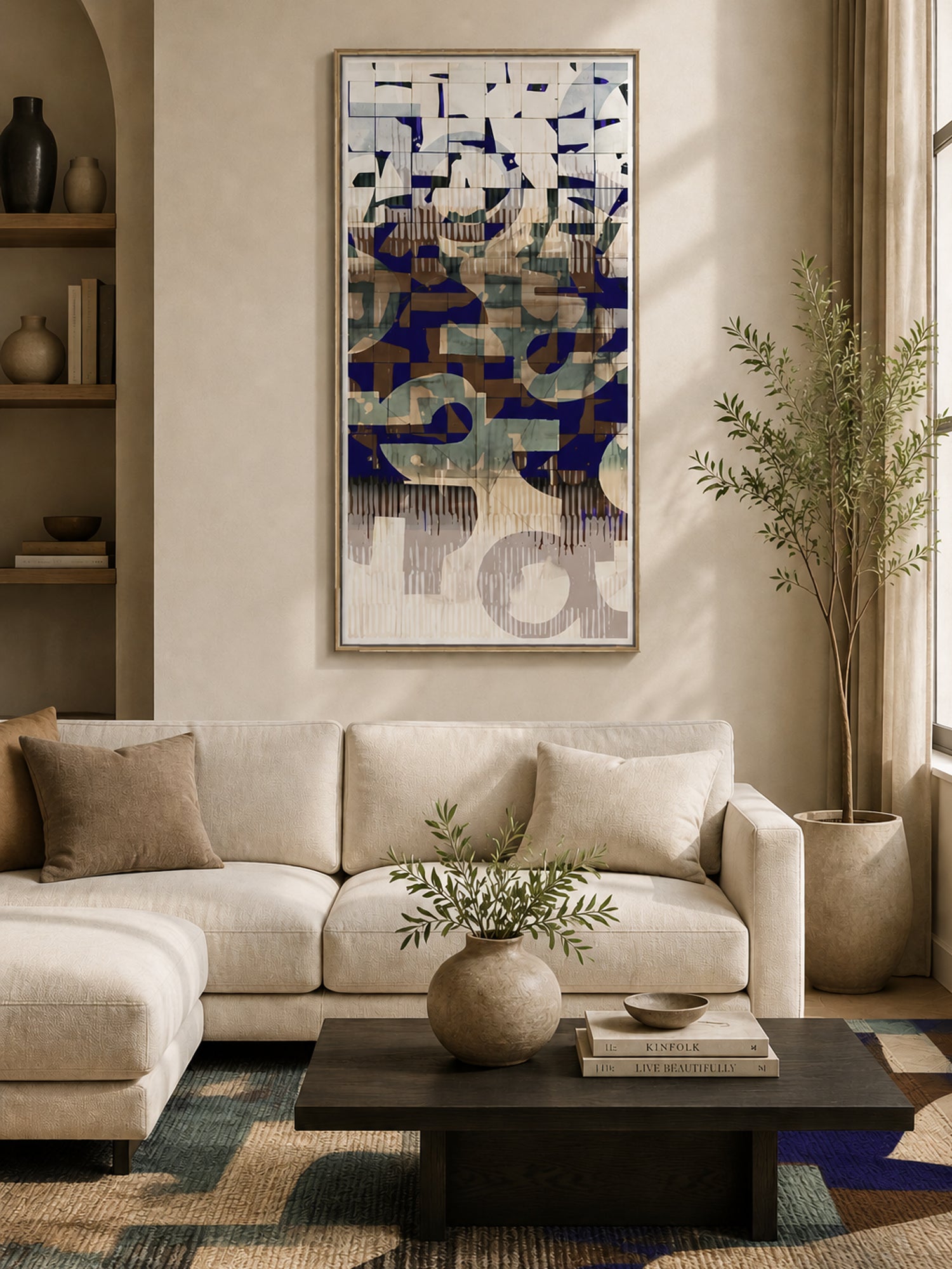 Midnight Mosaic Wall Art 1