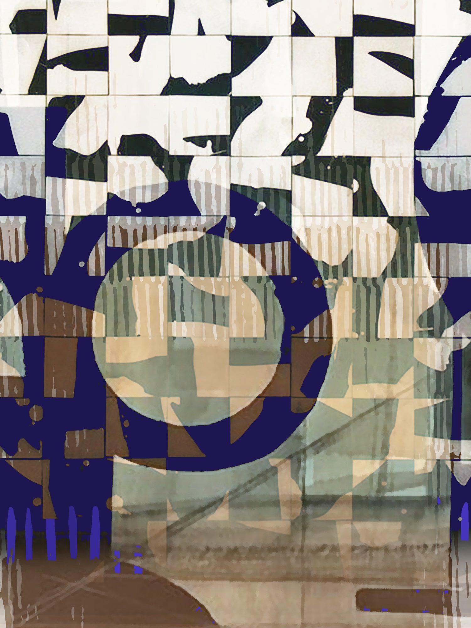 Midnight Mosaic Wall Art 2