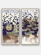 Midnight Mosaic Wall Art Cluster