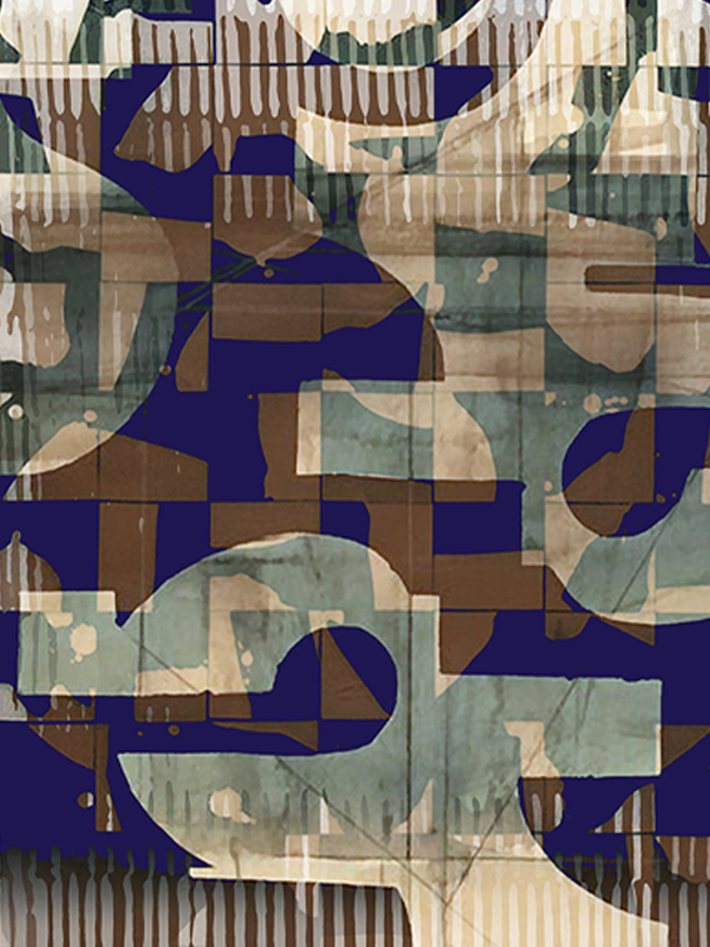 Midnight Mosaic Wall Art Cluster