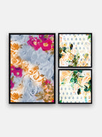 Bloom & Pattern Wall Art Cluster