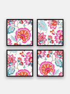 Gulabi Phool Wall Art Cluster