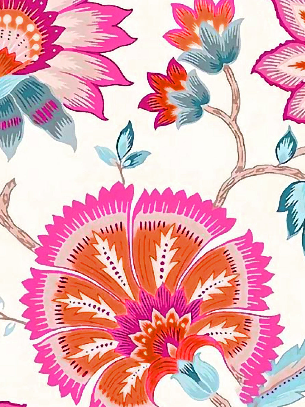 Gulabi Phool Wall Art Cluster