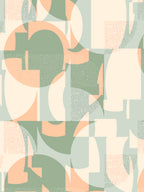 Retro Geometry- Sage